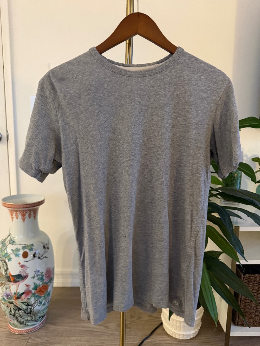 Rag & Bone Classic Crew Neck Tee | Heather Grey | Small